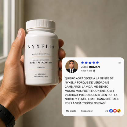NYXELIA® – Recuperá tu energía y volvé a sentirte bien.