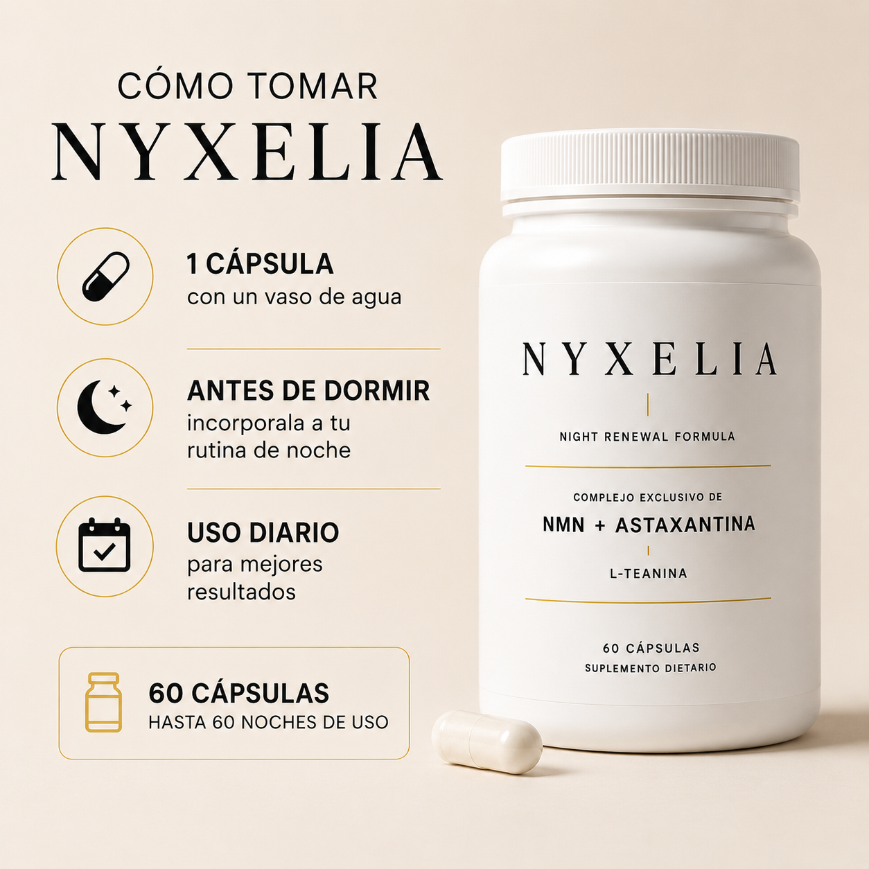 NYXELIA® – Recuperá tu energía y volvé a sentirte bien.